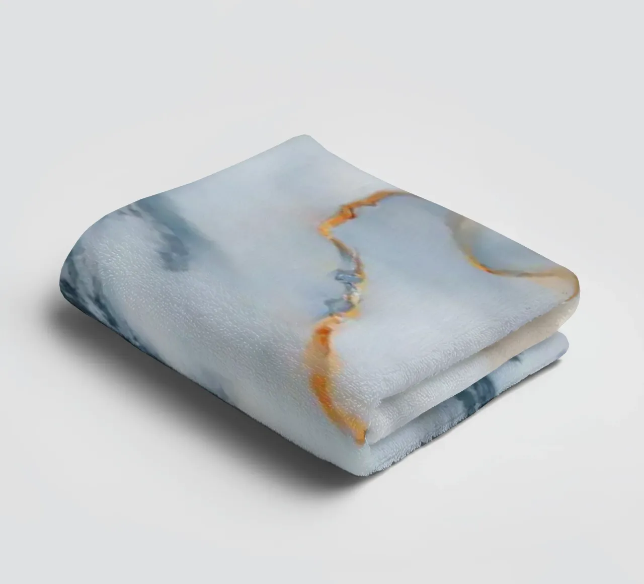 Croatia Marble Map towel by Octavian