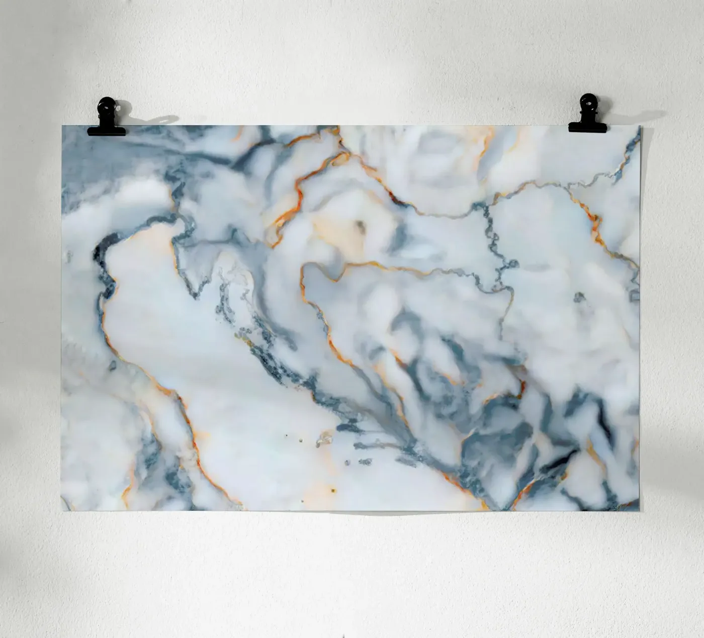 Croatia Marble Map poster da Octavian