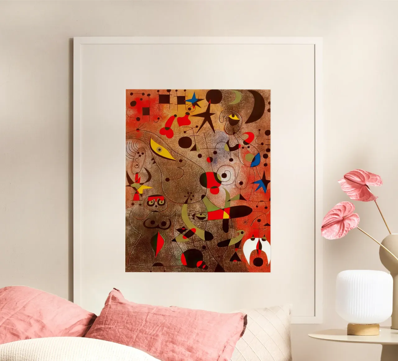 Costellazione di Marc Chagall; Risveglio all'alba poster da MC Exhebition