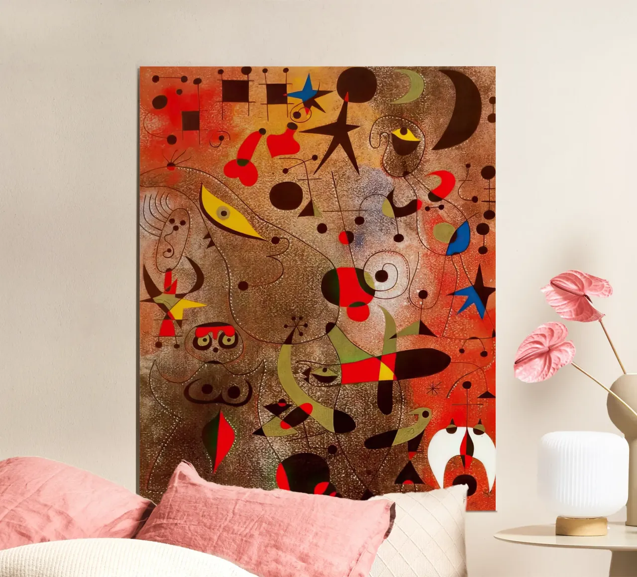 Costellazione di Marc Chagall; Risveglio all'alba poster da MC Exhebition