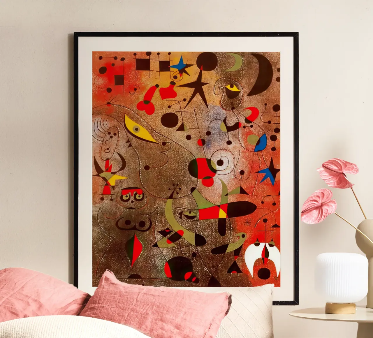 Costellazione di Marc Chagall; Risveglio all'alba poster da MC Exhebition