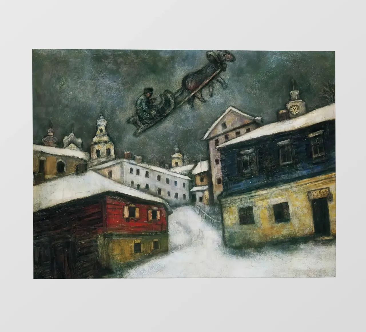 Marc Chagall Villaggio russo telo in pvc da MC Exhebition