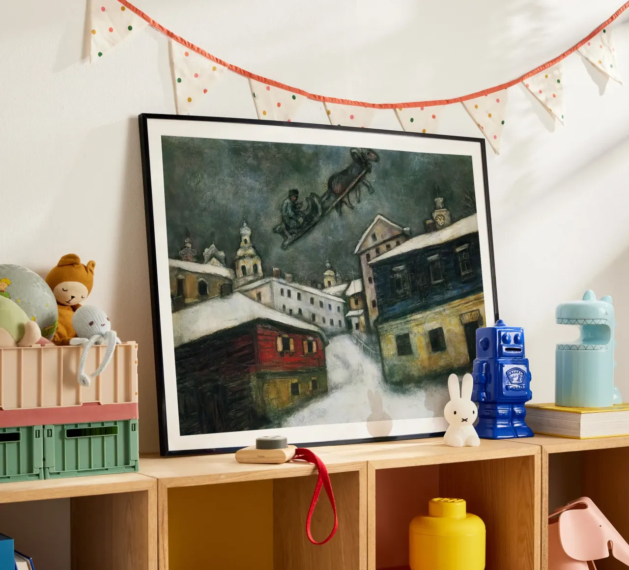 Marc Chagall Villaggio russo poster da MC Exhebition