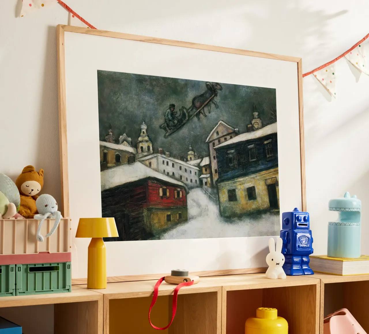 Marc Chagall Villaggio russo poster da MC Exhebition