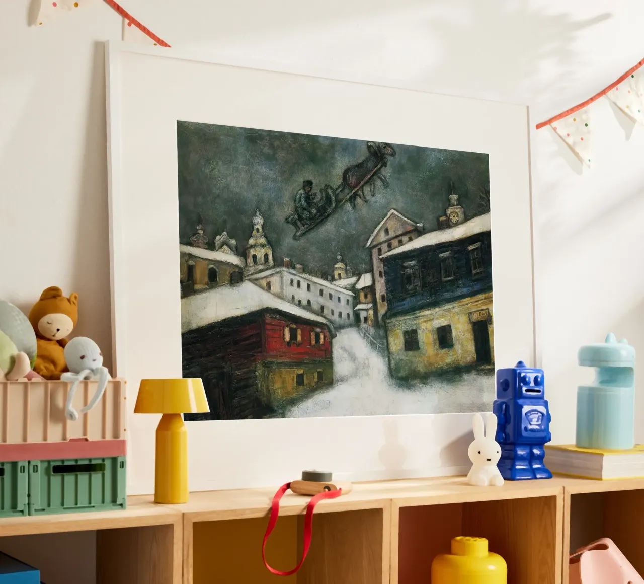 Marc Chagall Villaggio russo poster da MC Exhebition