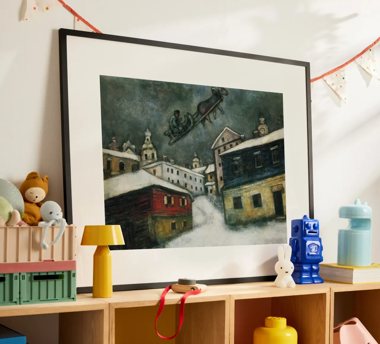 Marc Chagall Villaggio russo poster da MC Exhebition