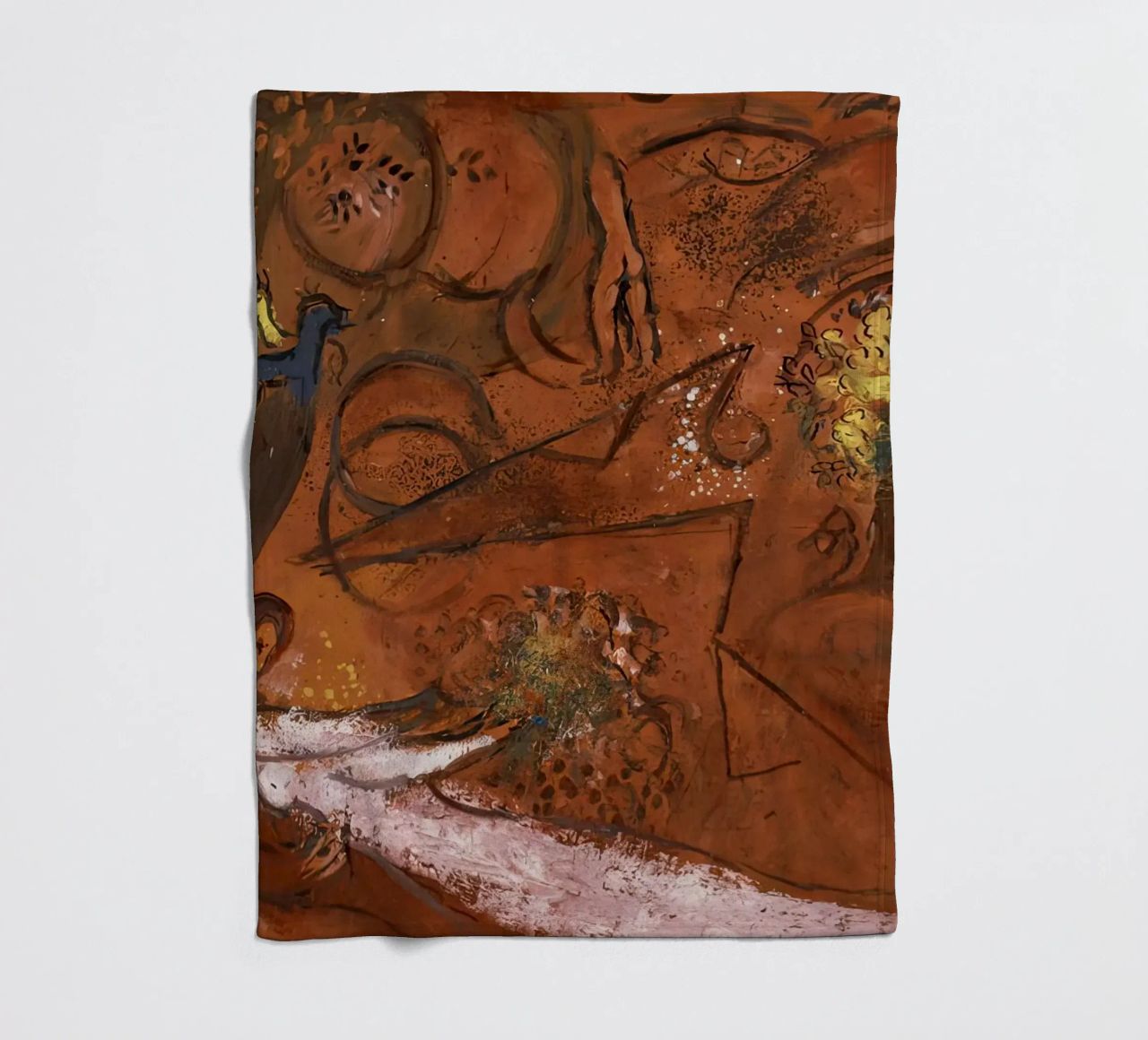 Marc Chagall Cantico dei Cantici I coperta in pile da MC Exhebition