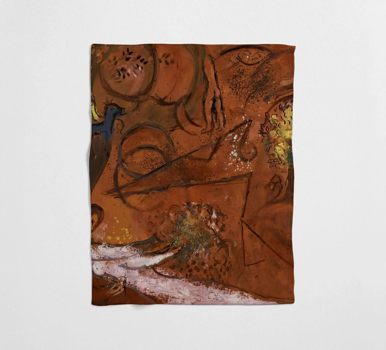 Marc Chagall Cantico dei Cantici I coperta in pile da MC Exhebition