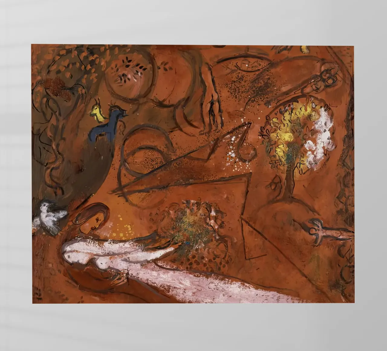 Marc Chagall Cantico dei Cantici I pellicola backlit da MC Exhebition