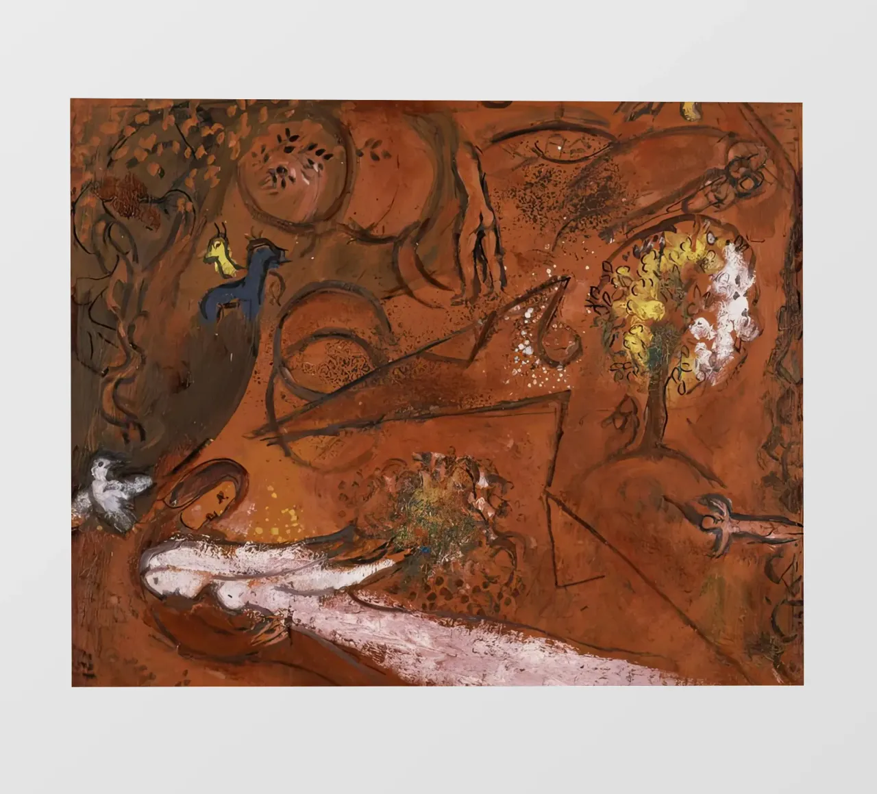 Marc Chagall Cantico dei Cantici I pellicola backlit da MC Exhebition