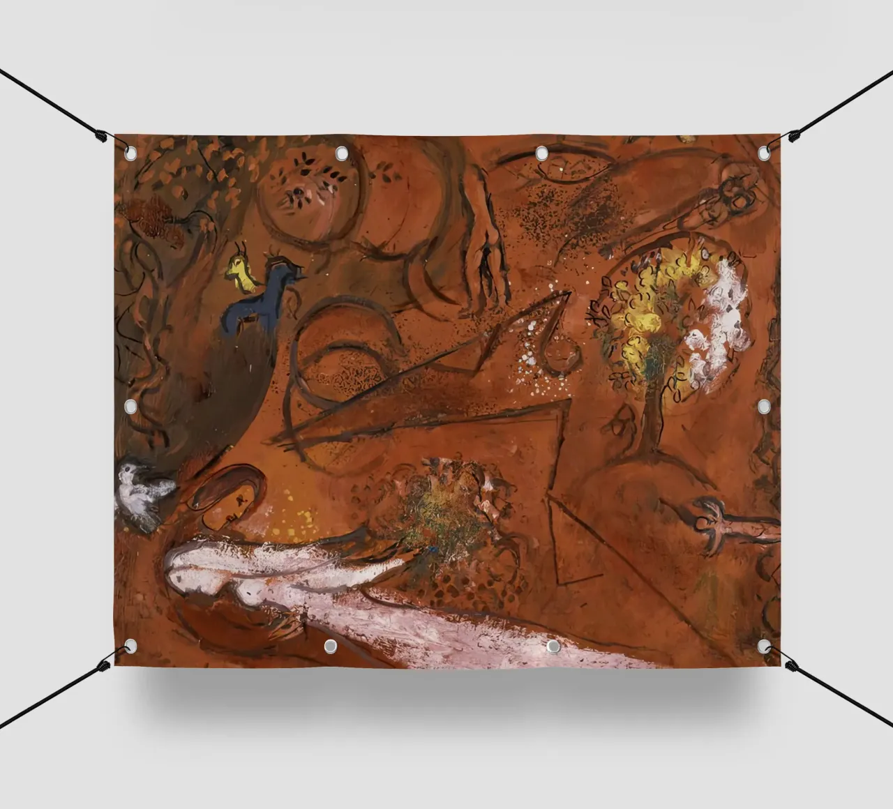 Marc Chagall Cantico dei Cantici I telo in pvc da MC Exhebition