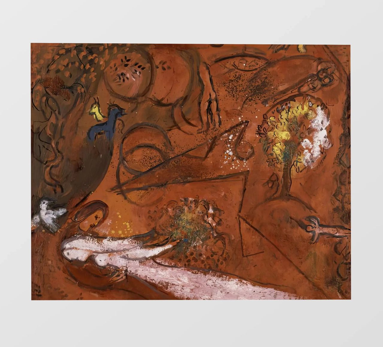 Marc Chagall Cantico dei Cantici I telo in pvc da MC Exhebition
