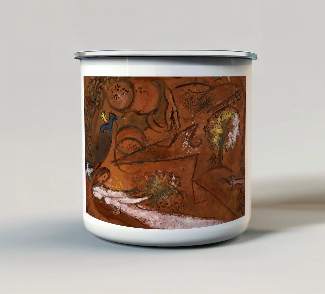 Marc Chagall Cantico dei Cantici I tazza in smalto da MC Exhebition