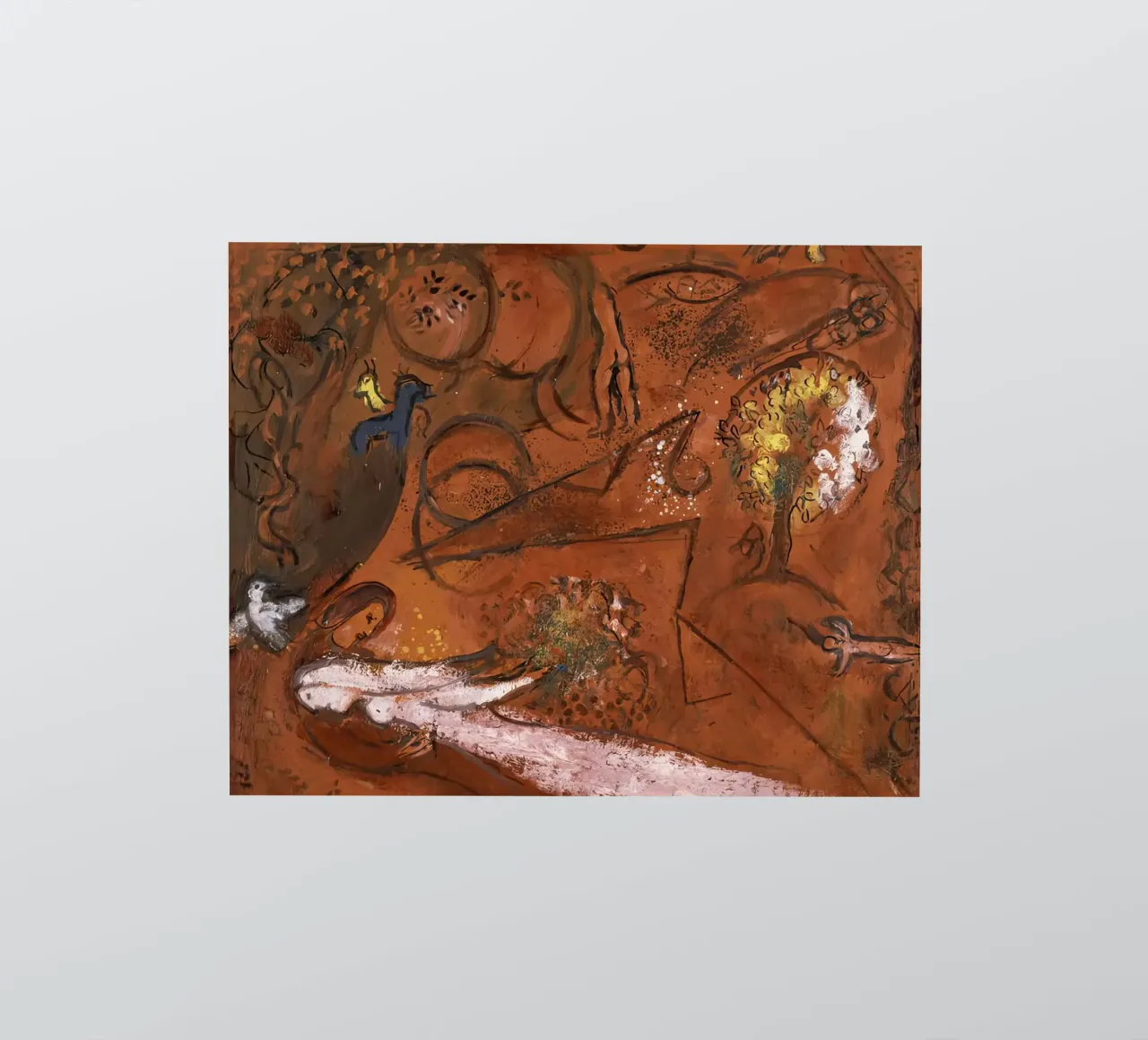 Marc Chagall Cantico dei Cantici I adesivo da MC Exhebition