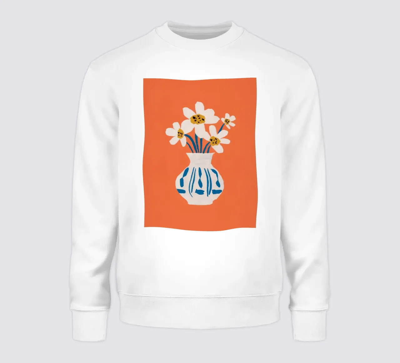 Terracotta Daisy Delight felpa da Terra Tone