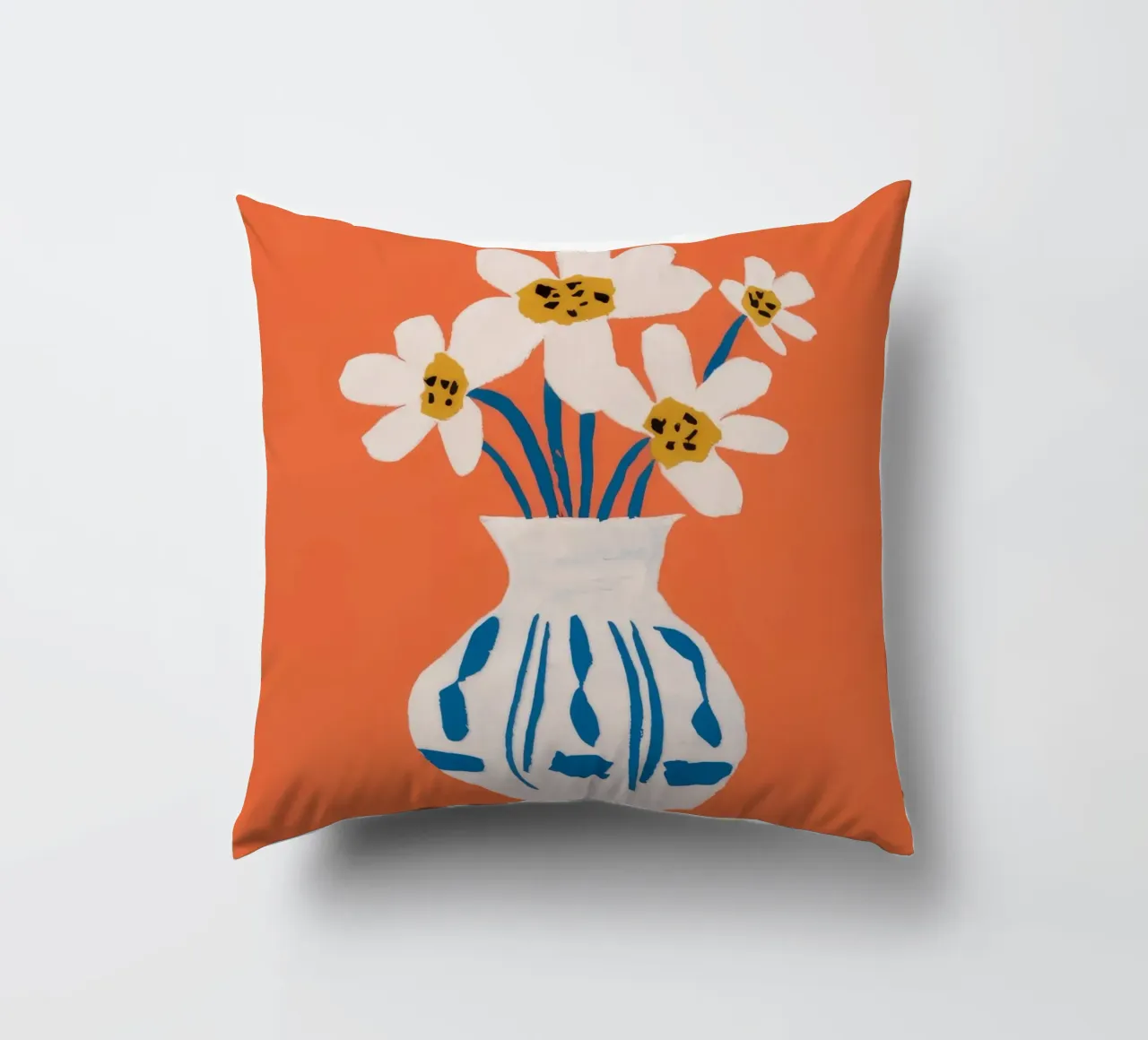 Terracotta Daisy Delight cuscino da Terra Tone