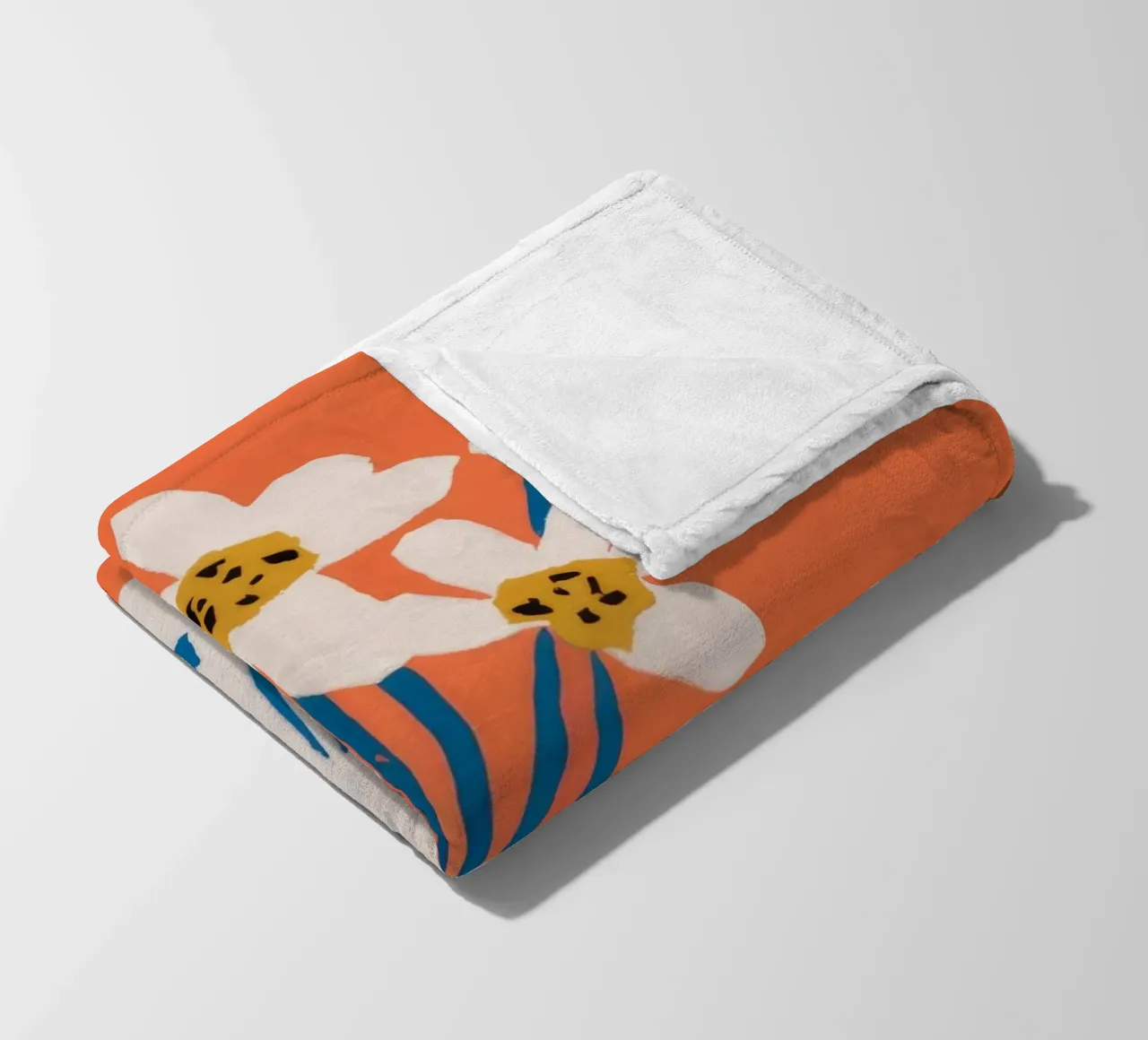 Terracotta Daisy Delight coperta in pile da Terra Tone
