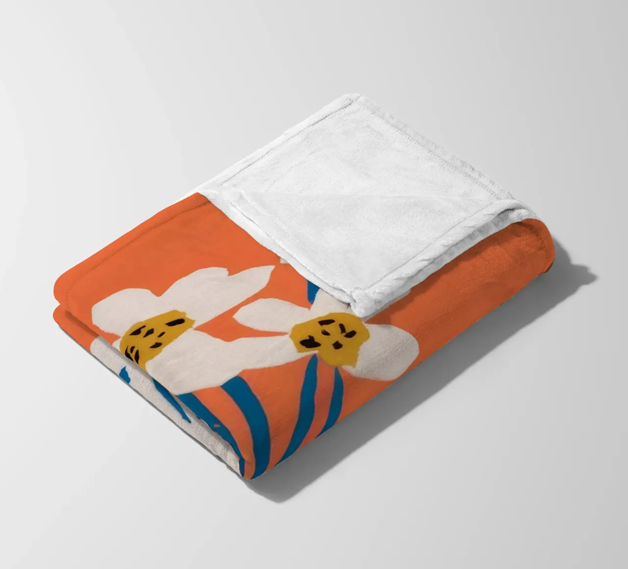 Terracotta Daisy Delight coperta in pile da Terra Tone