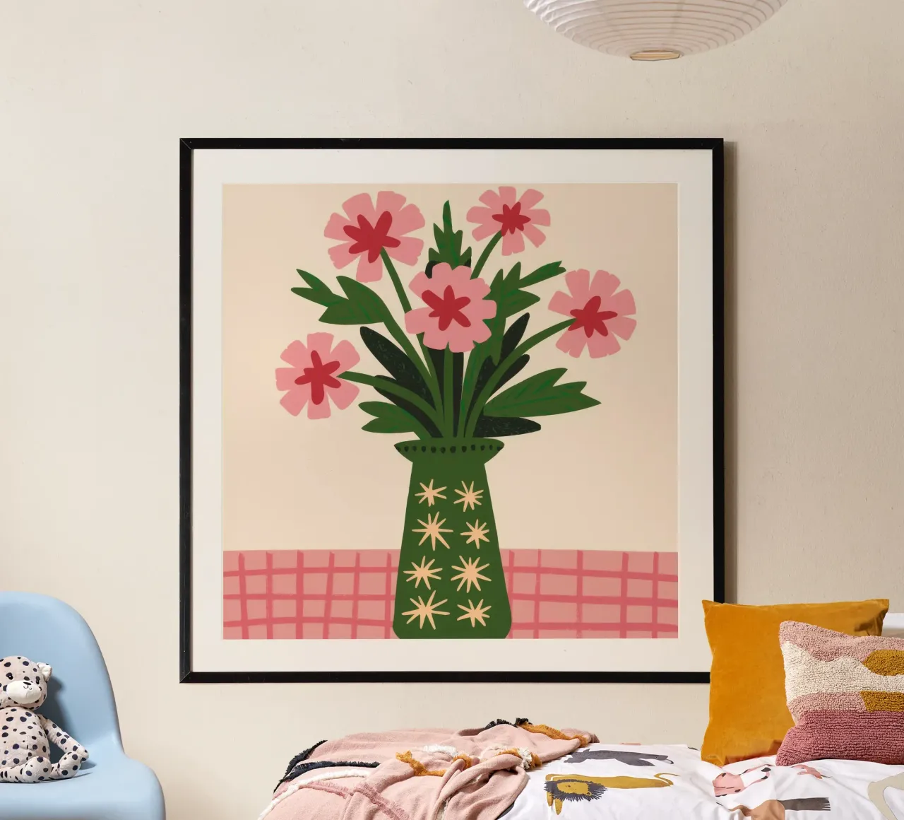 Smaragd Vase Charme Poster von Terra Tone
