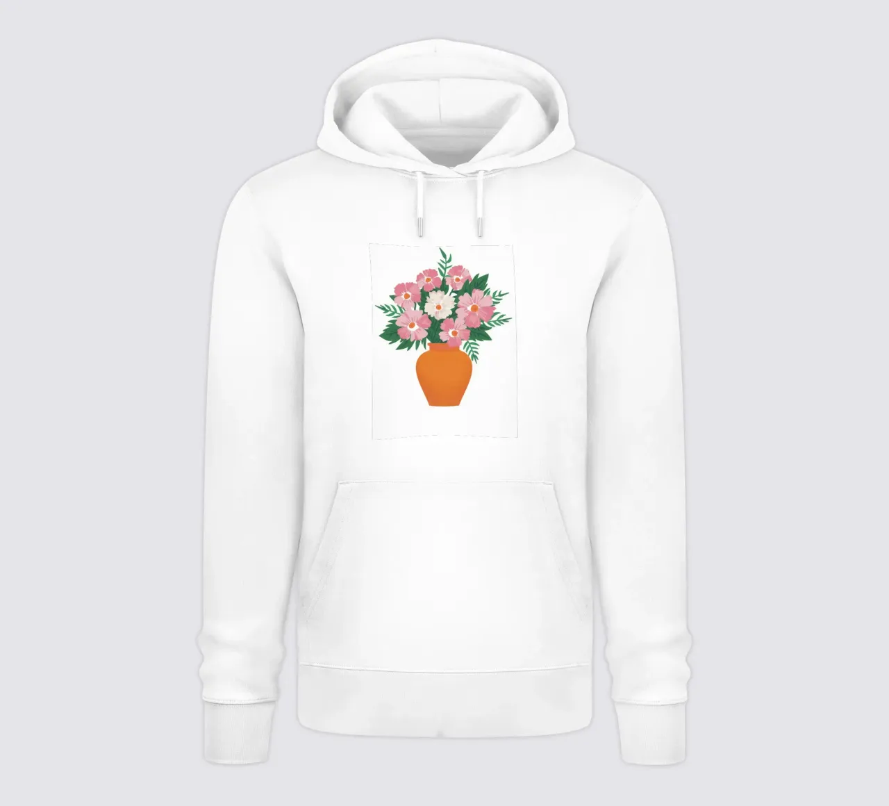 Terracotta Daisy Glow felpa con cappuccio da Terra Tone
