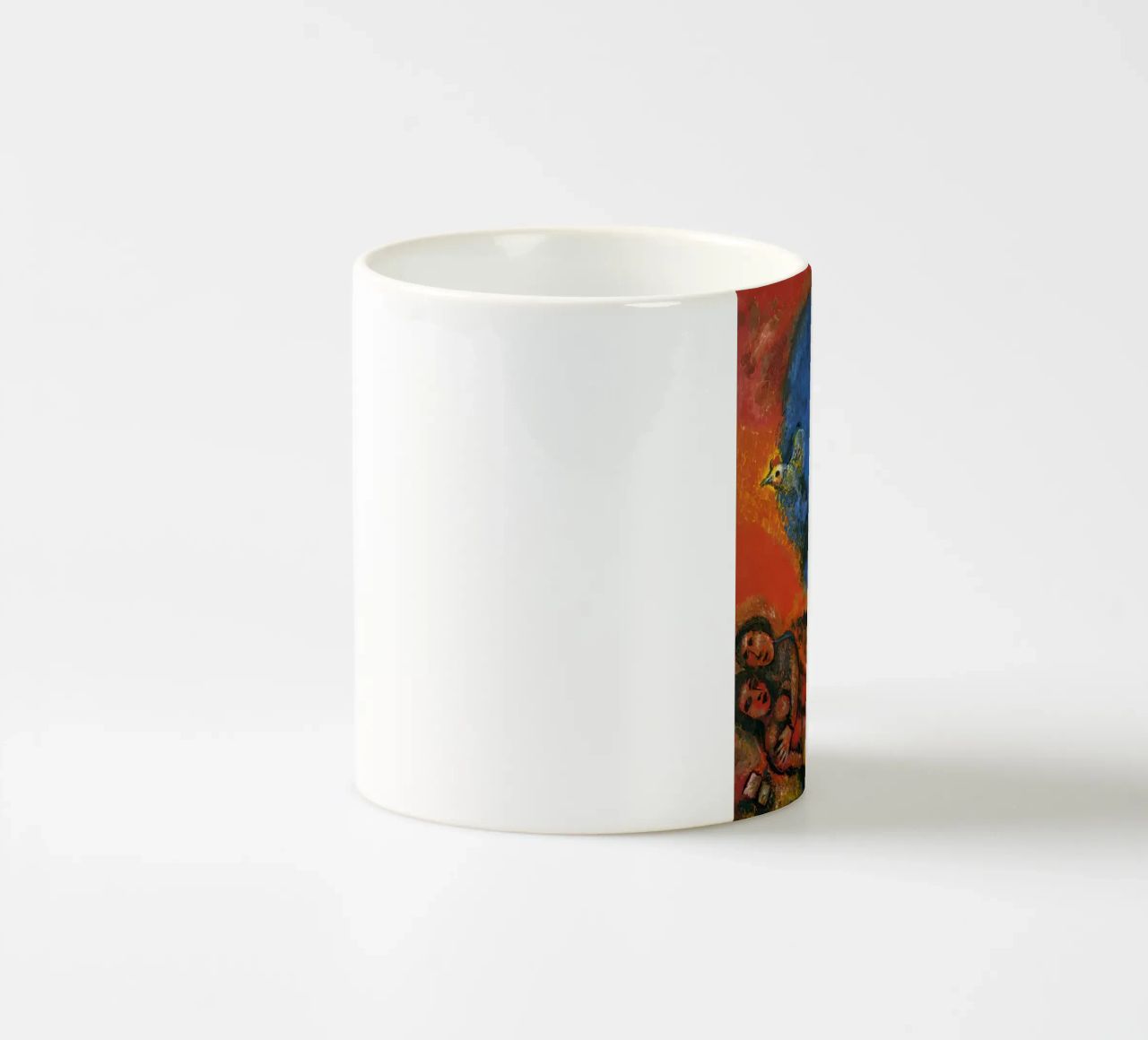 Marc Chagall Coppia su sfondo rosso tazza in ceramica da MC Exhebition