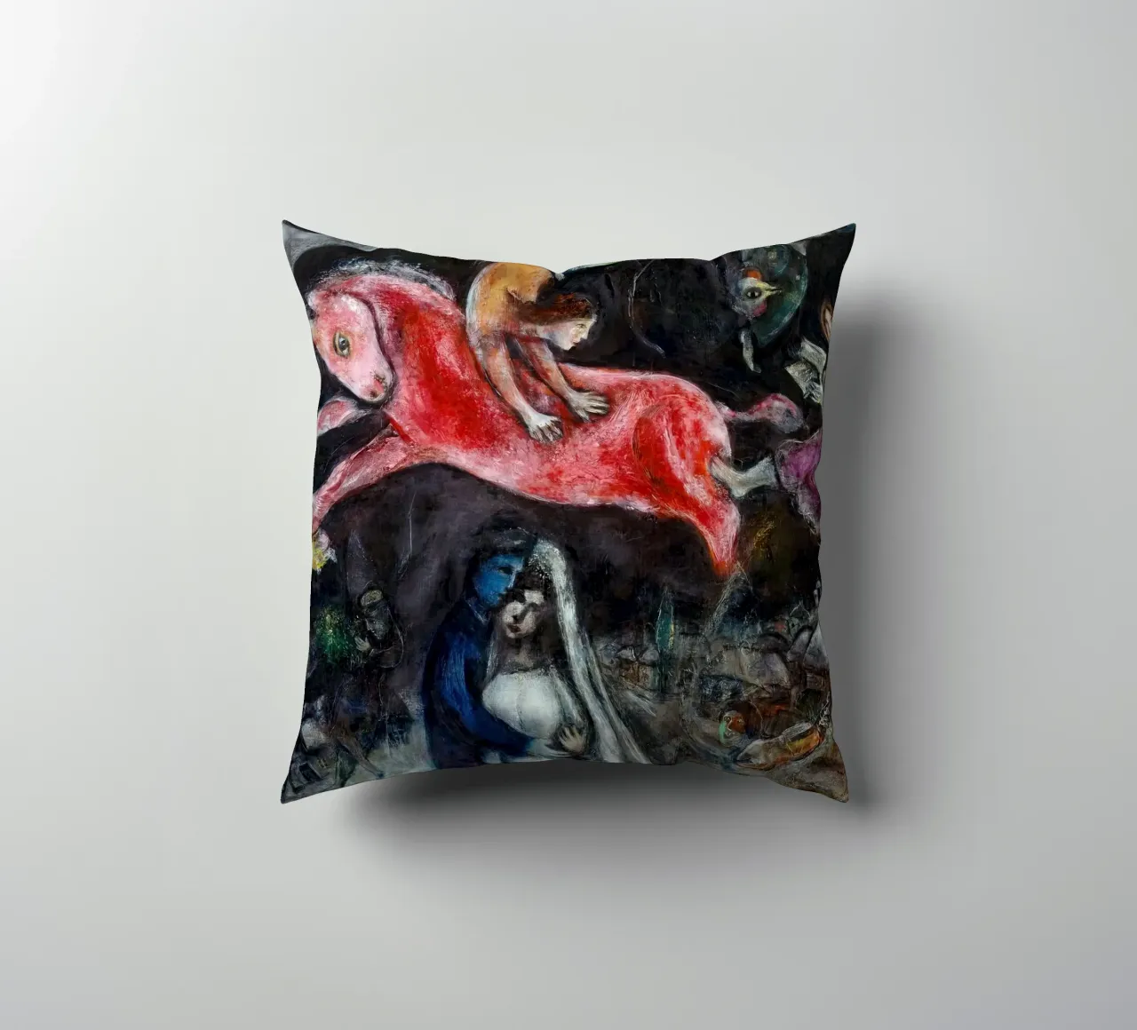 marc Chagall Un cavallo rosso cuscino da MC Exhebition