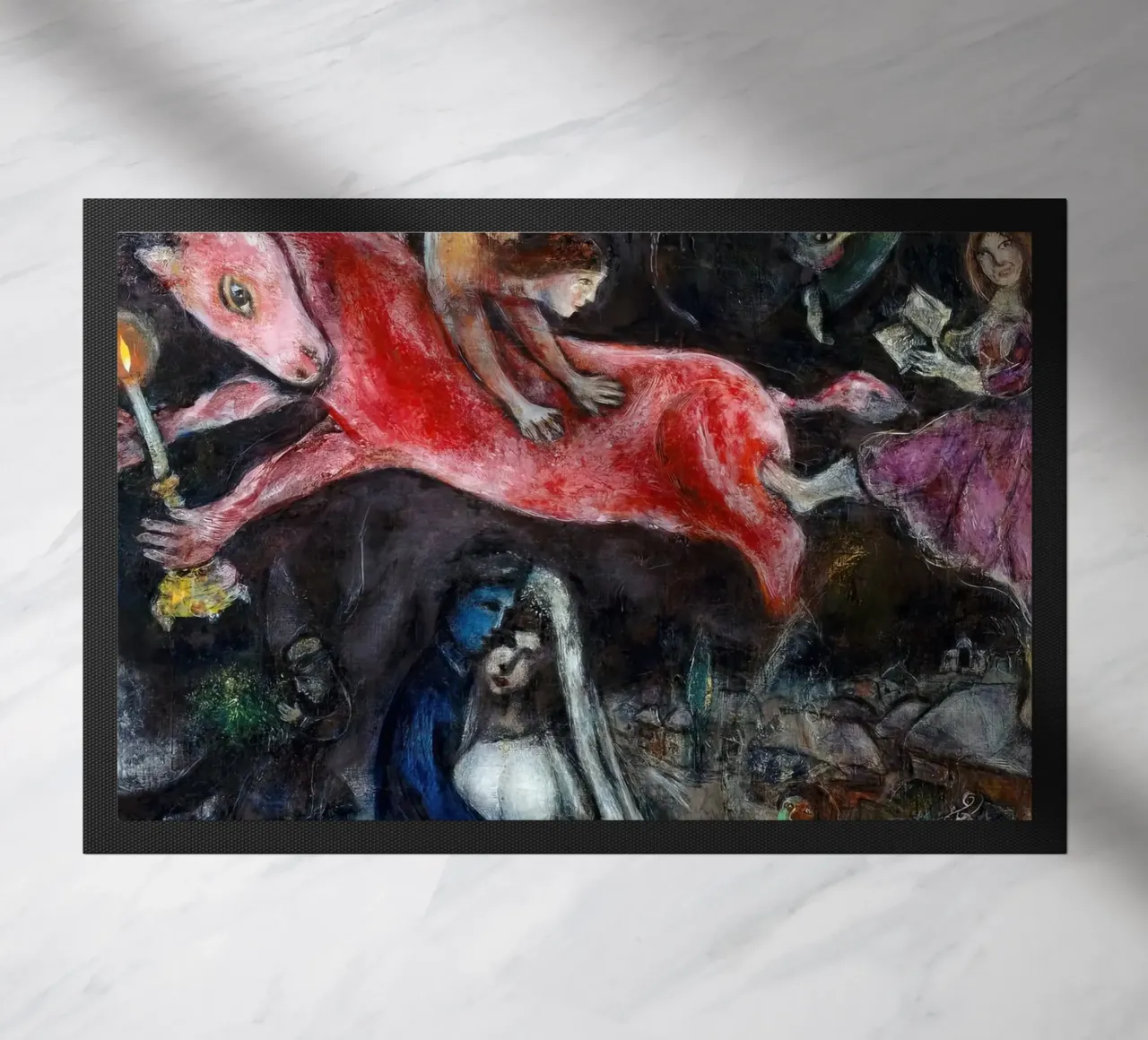 marc Chagall Un cavallo rosso zerbino da MC Exhebition