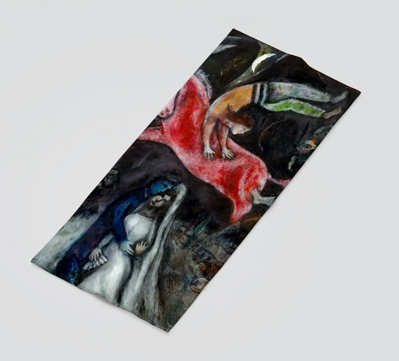 marc Chagall Un cavallo rosso telo mare da MC Exhebition