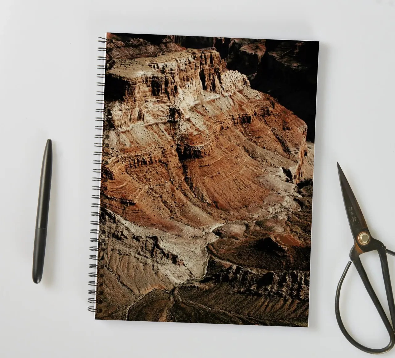 Flight Over The Grand Canyon spiral notebook by Sebastian Hilgetag