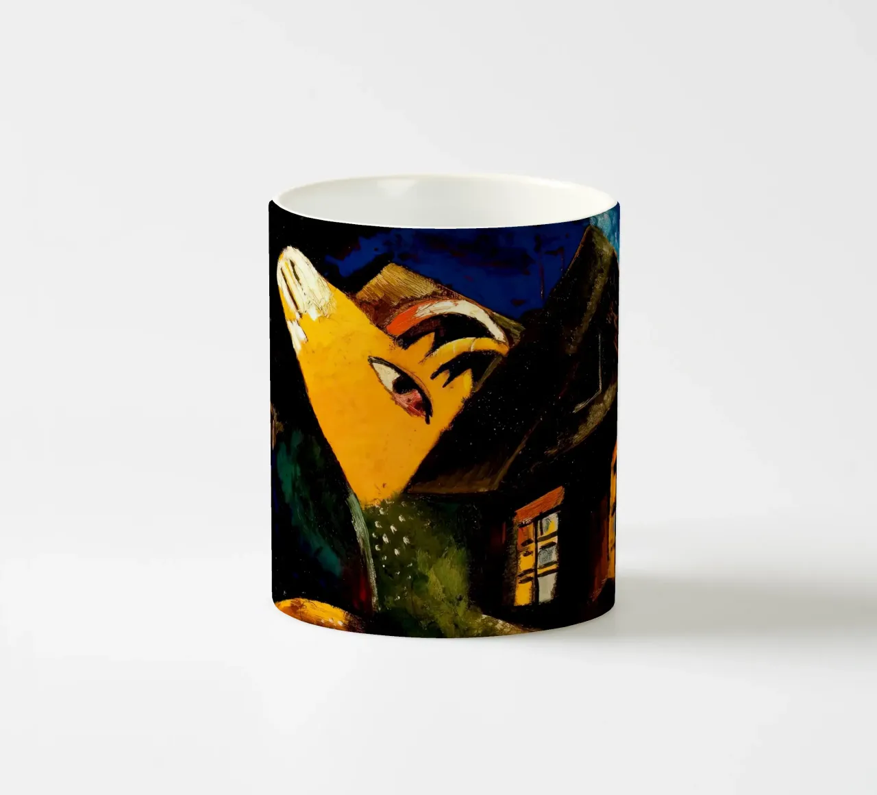 marc Chagall La stalla tazza in ceramica da MC Exhebition