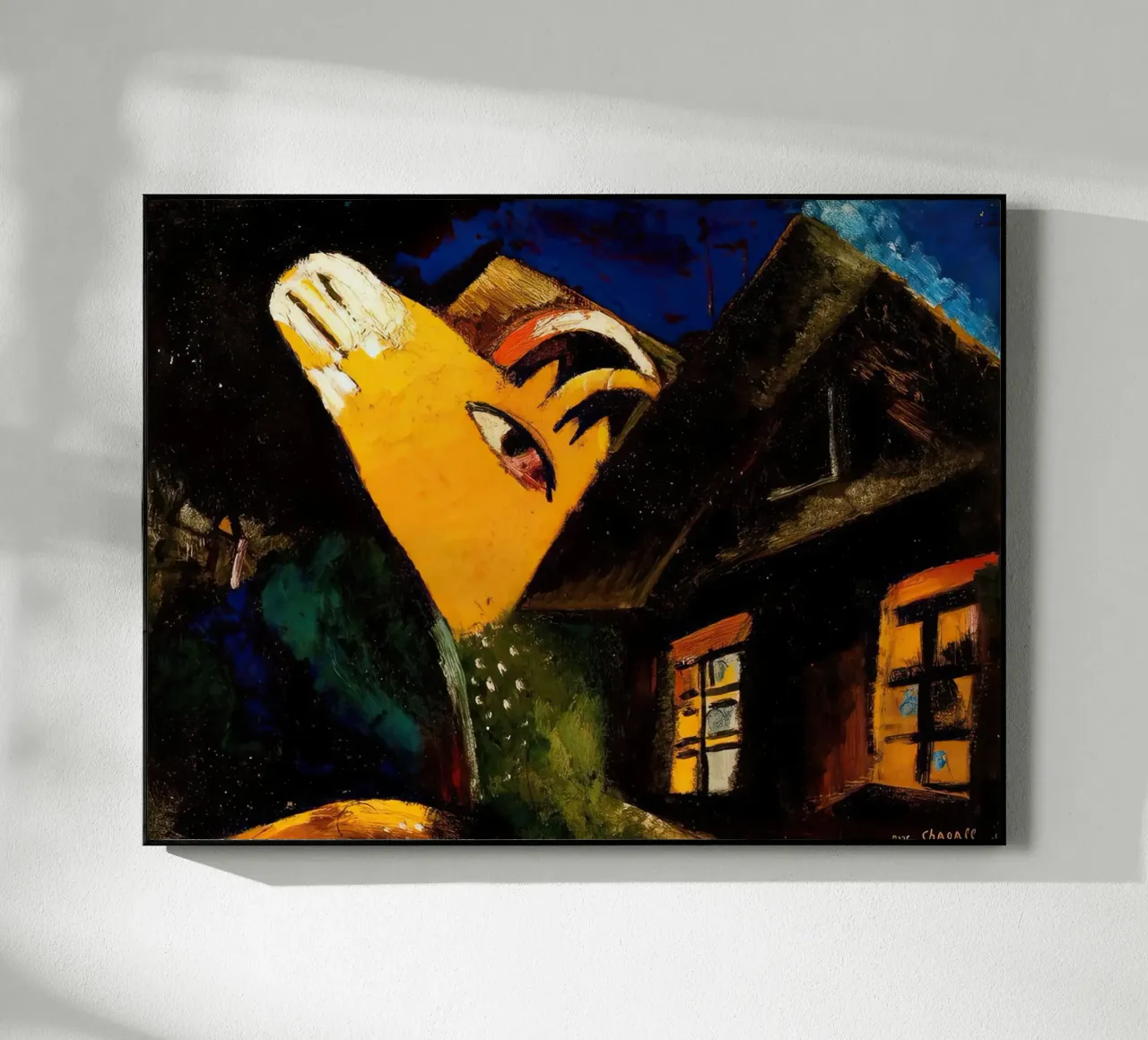 marc Chagall La stalla plexiglass da MC Exhebition