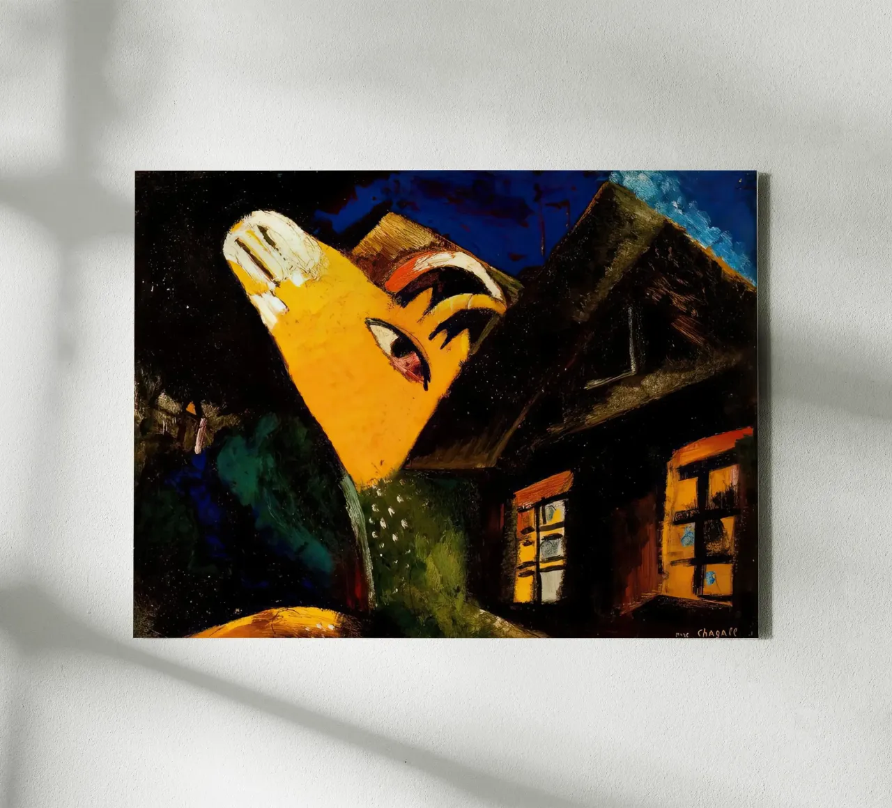 marc Chagall The cowshed canvas by MC Exhebition