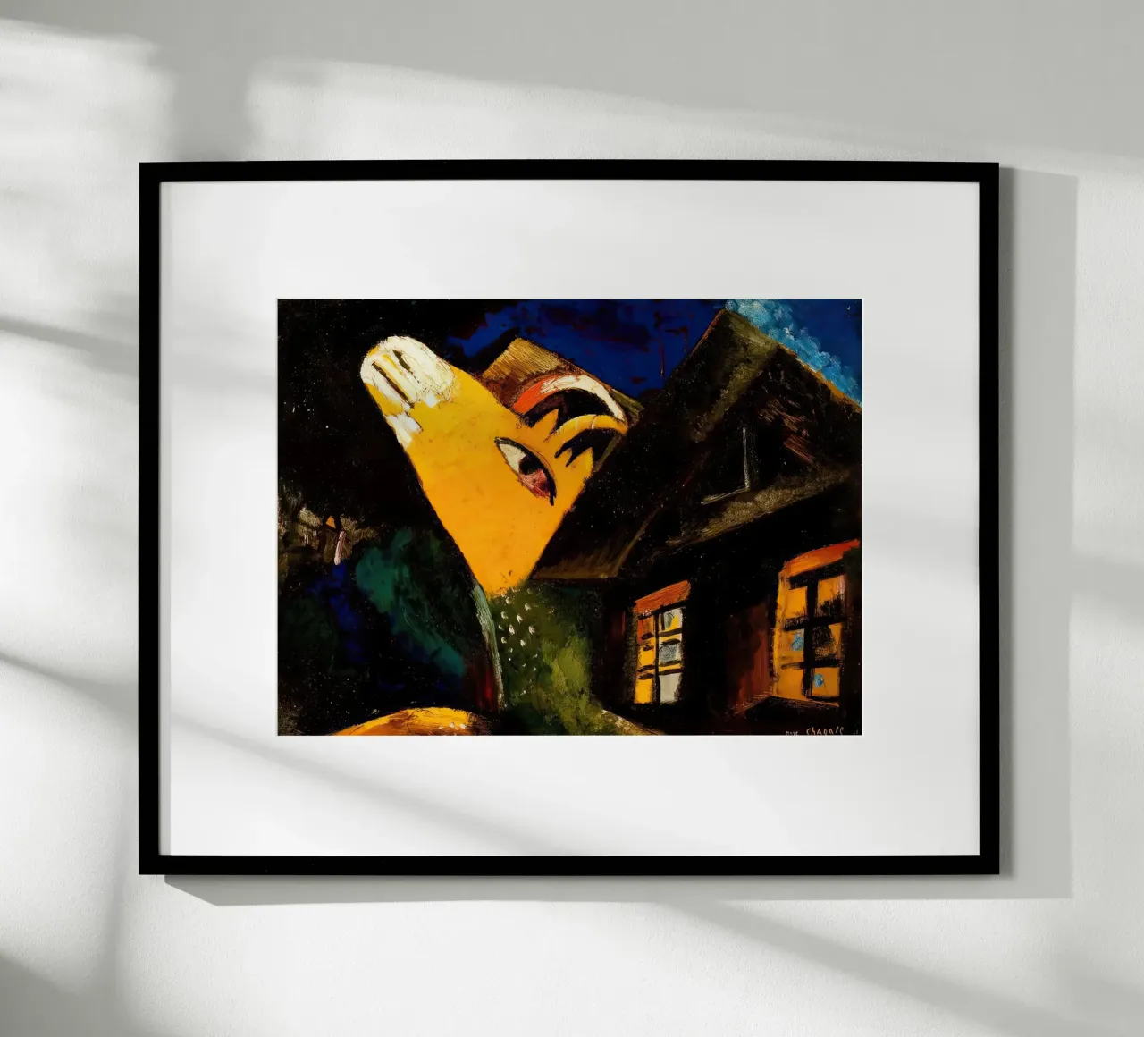 marc Chagall La stalla carta hahnemühle da MC Exhebition