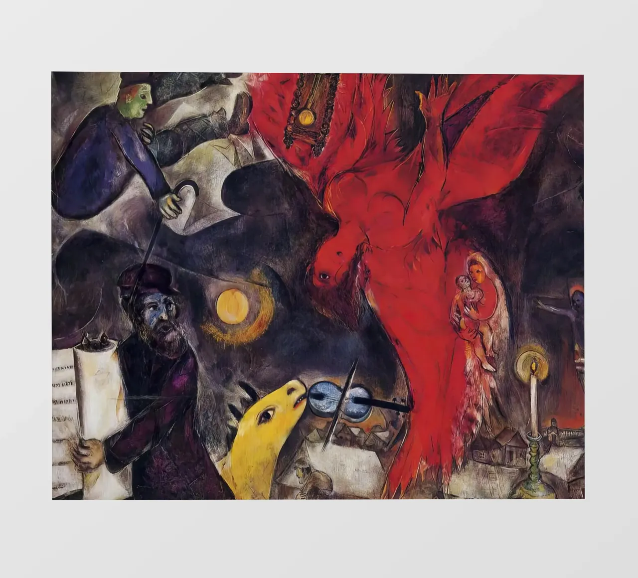 marc Chagall L'angelo che cade telo in pvc da MC Exhebition