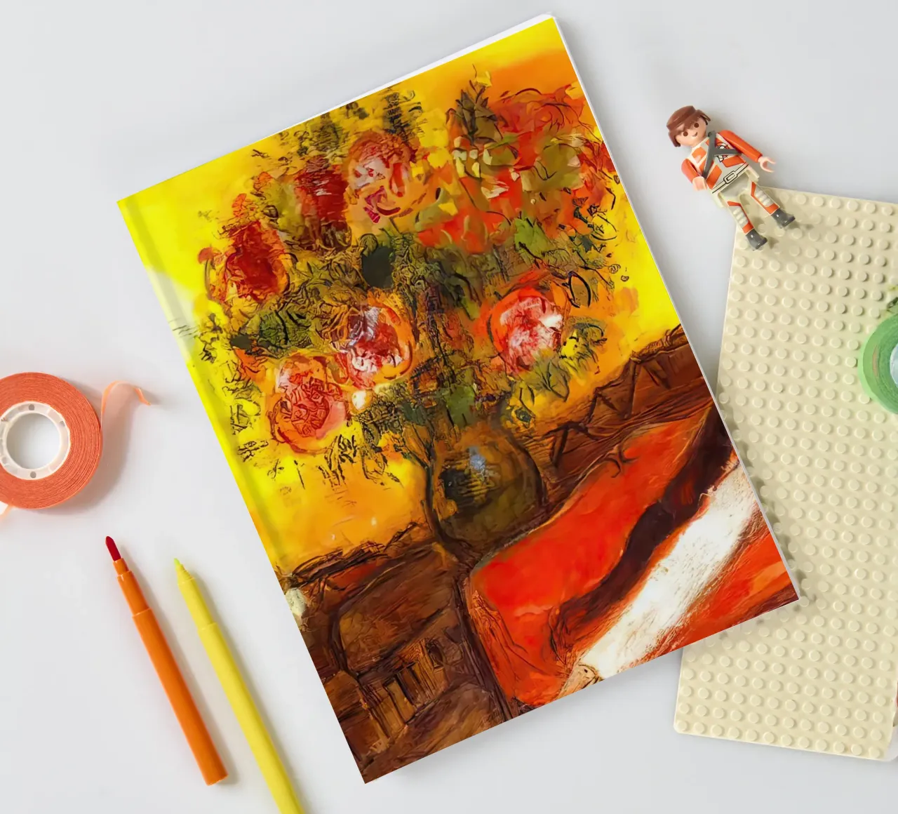 marc Chagall The Sky inflames notebook by MC Exhebition