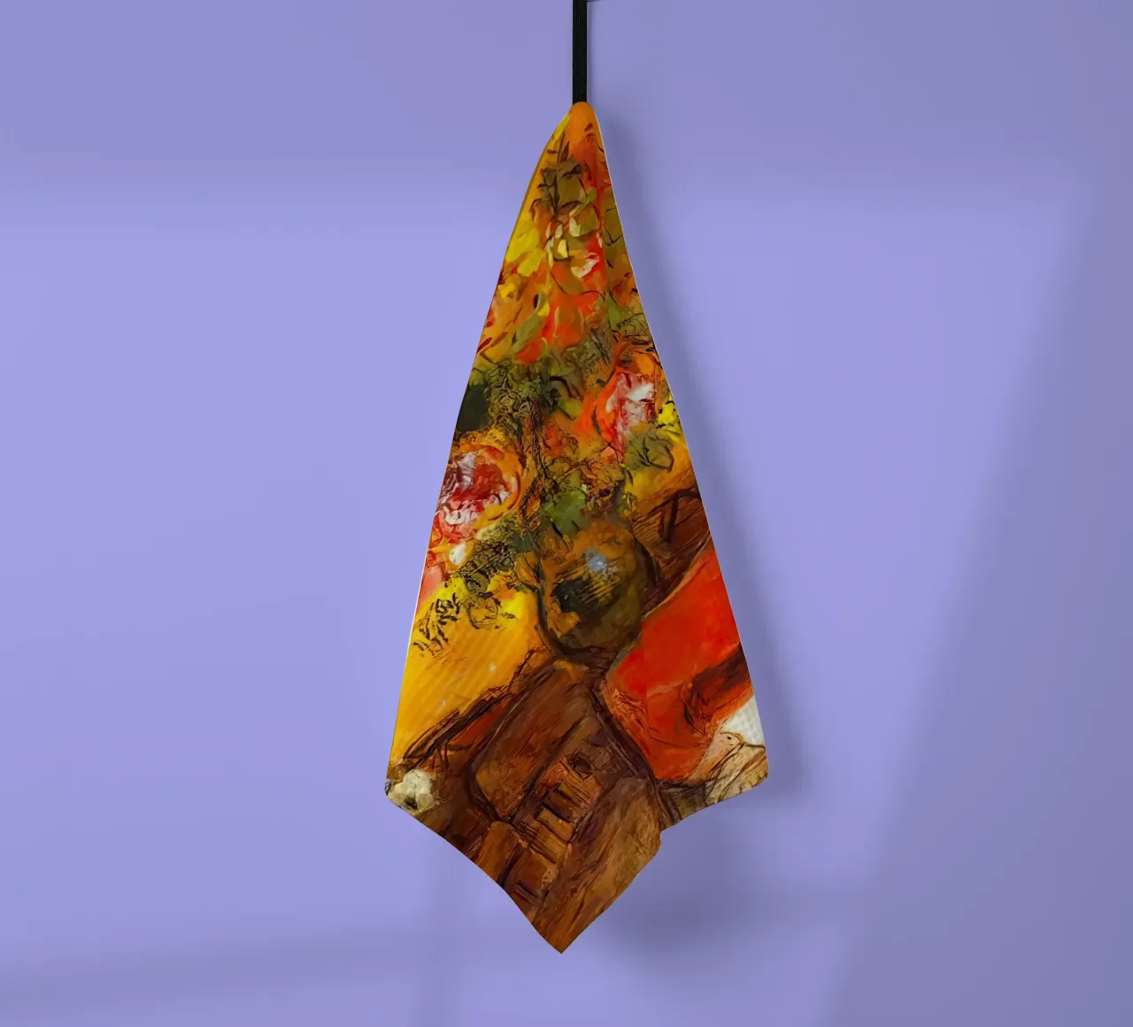marc Chagall Il cielo si infiamma canovaccio da cucina da MC Exhebition