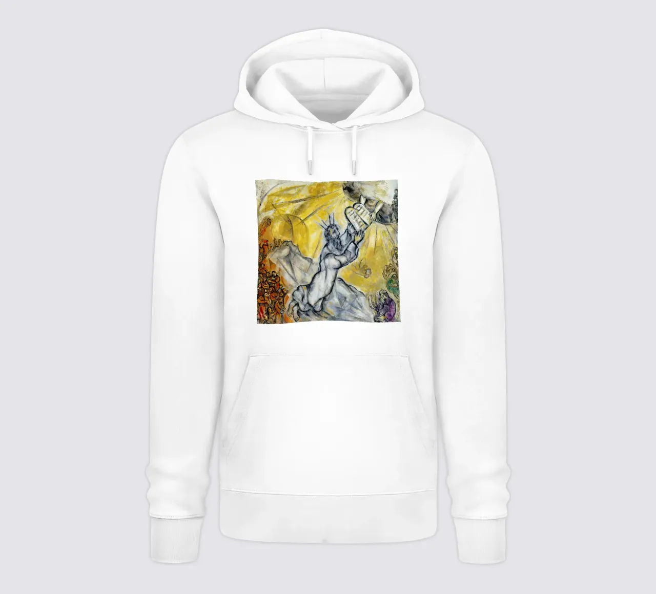 marc Chagall Moisés recibiendo las Tablas de la Ley sudadera con capucha de MC Exhebition