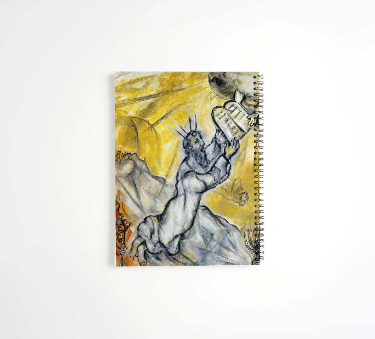 marc Chagall Moses empfängt die Gesetzestafeln Ringbuch von MC Exhebition