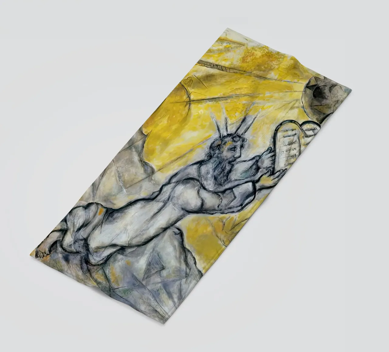 marc Chagall Moisés recibiendo las Tablas de la Ley toalla de playa de MC Exhebition