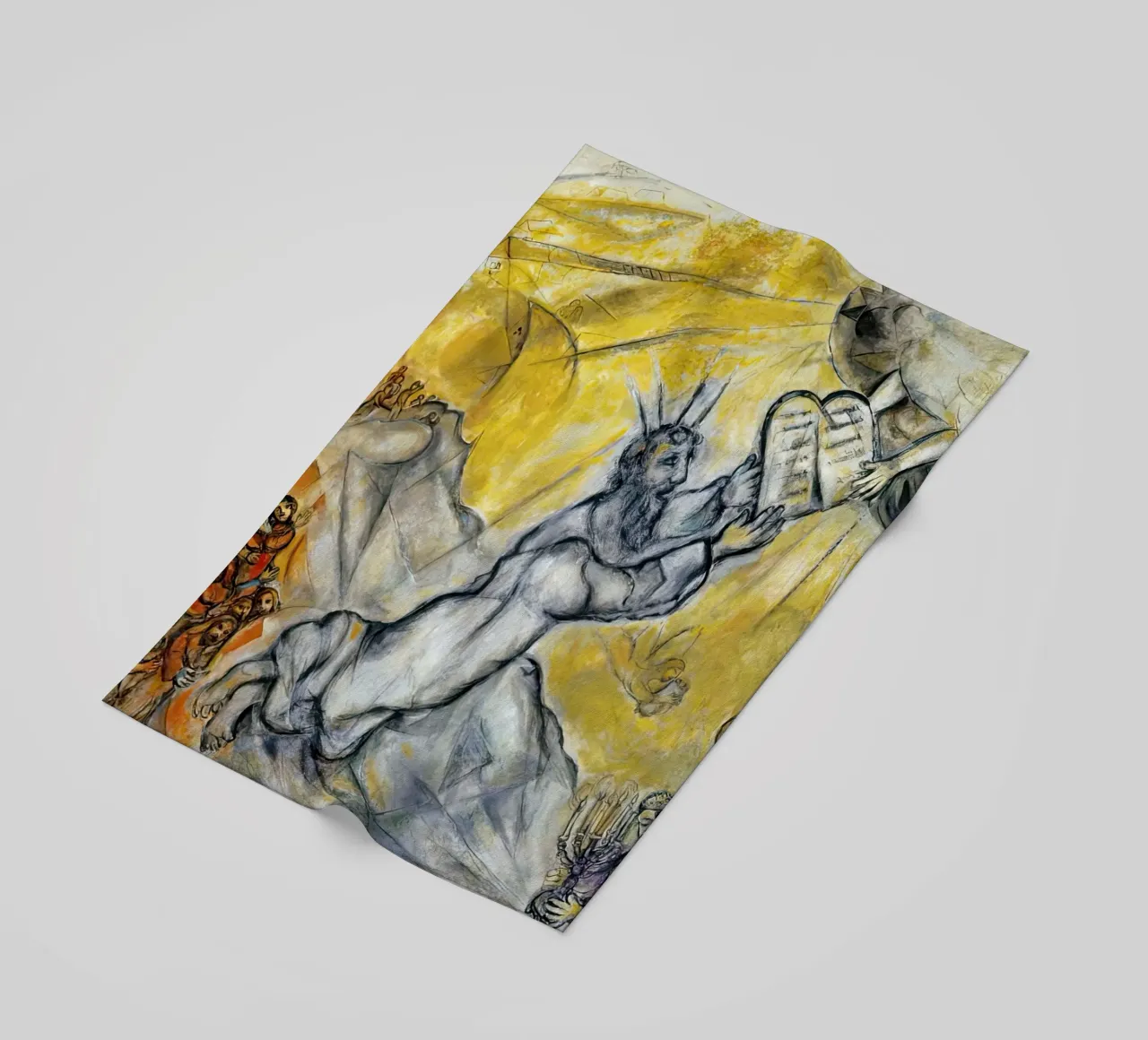 marc Chagall Moisés recibiendo las Tablas de la Ley toalla de playa de MC Exhebition
