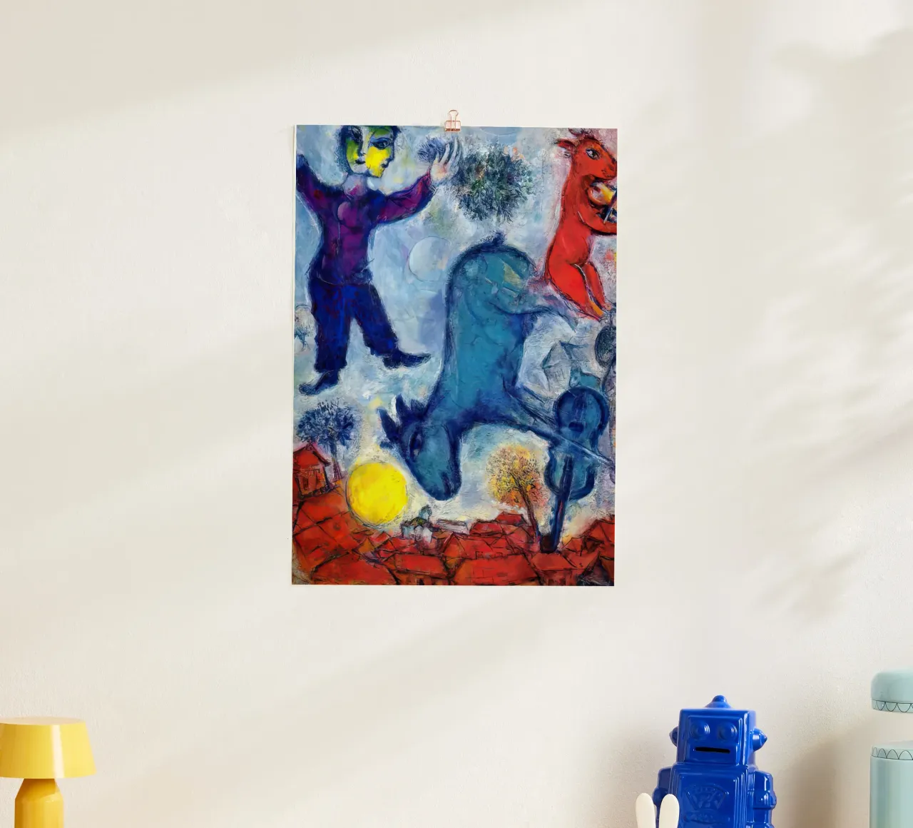 marc Chagall Vacche su Vitebsk carta hahnemühle da MC Exhebition
