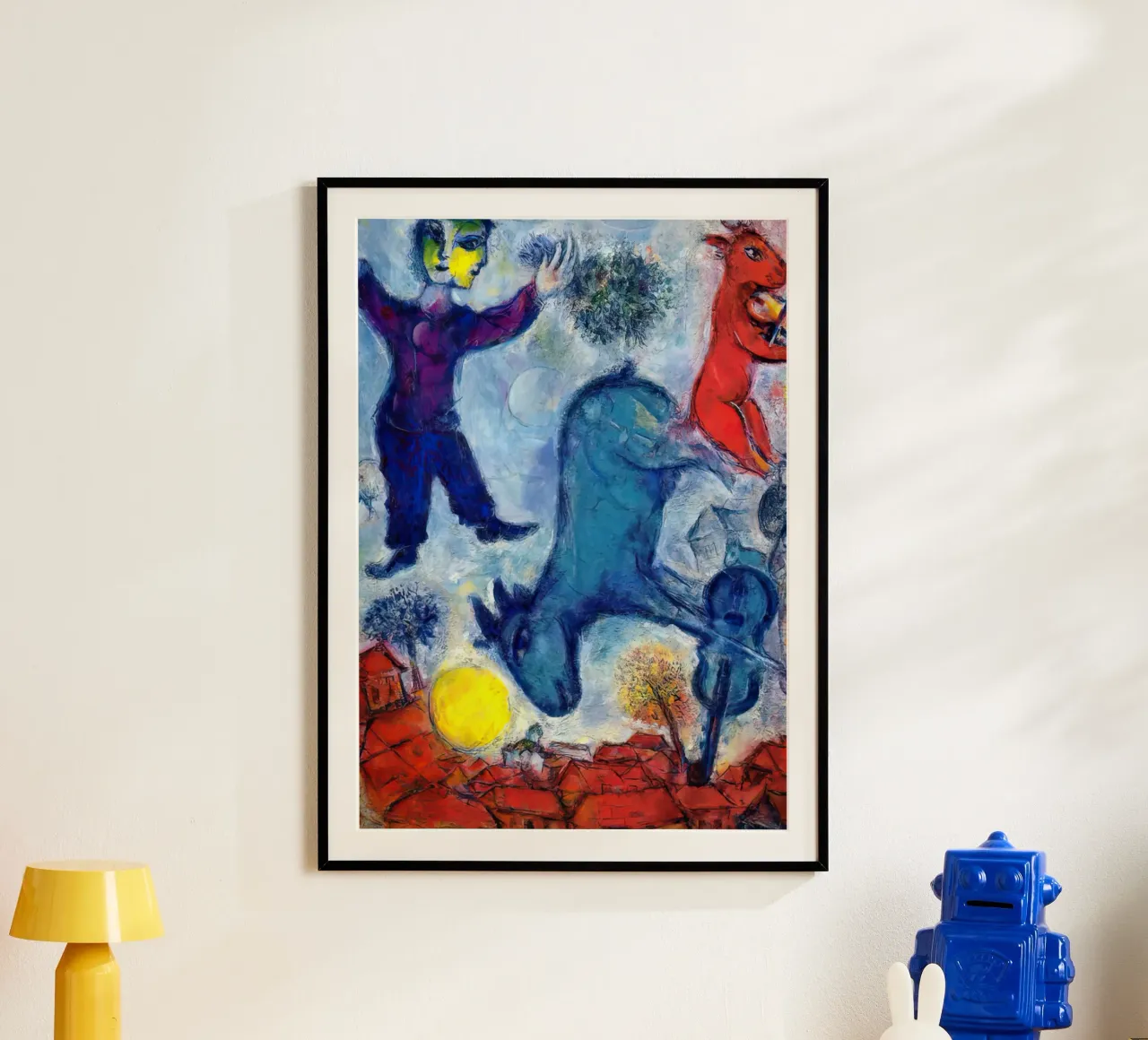 marc Chagall Vacche su Vitebsk carta hahnemühle da MC Exhebition