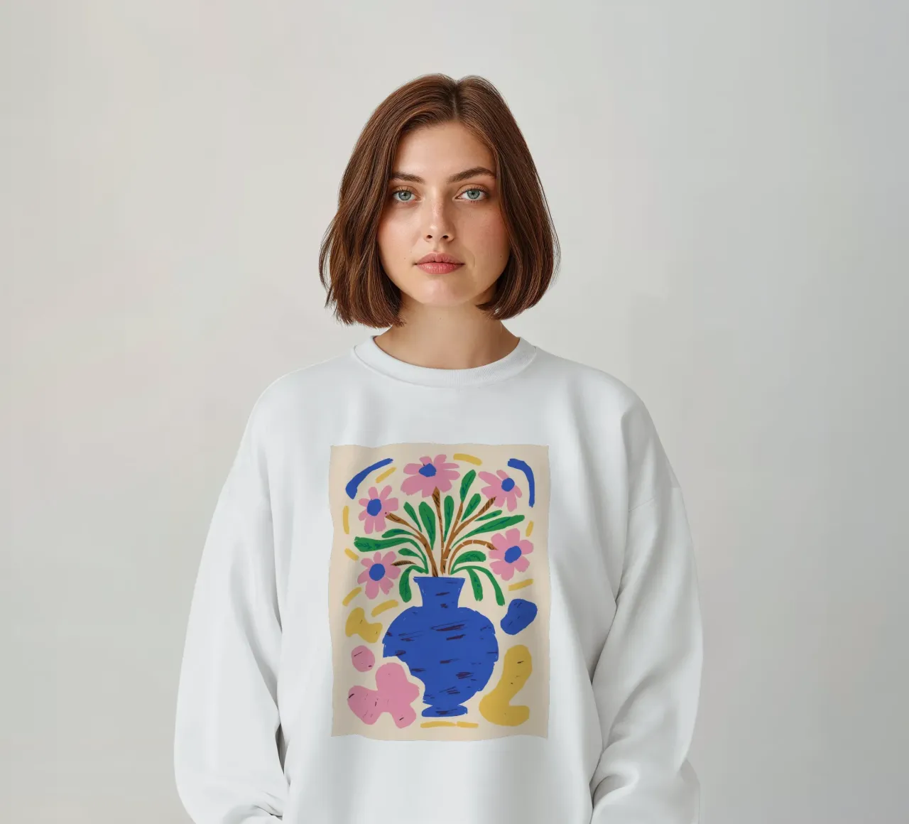 Abstract Bloom Form sweatshirt by Terra Tone