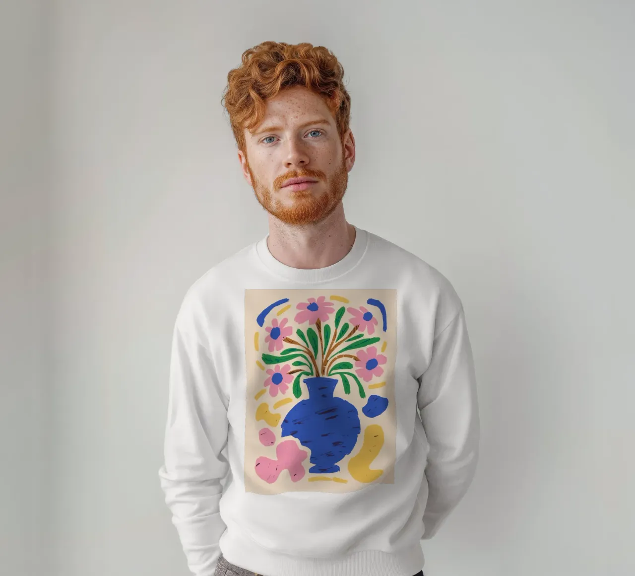 Abstract Bloom Form sweatshirt by Terra Tone