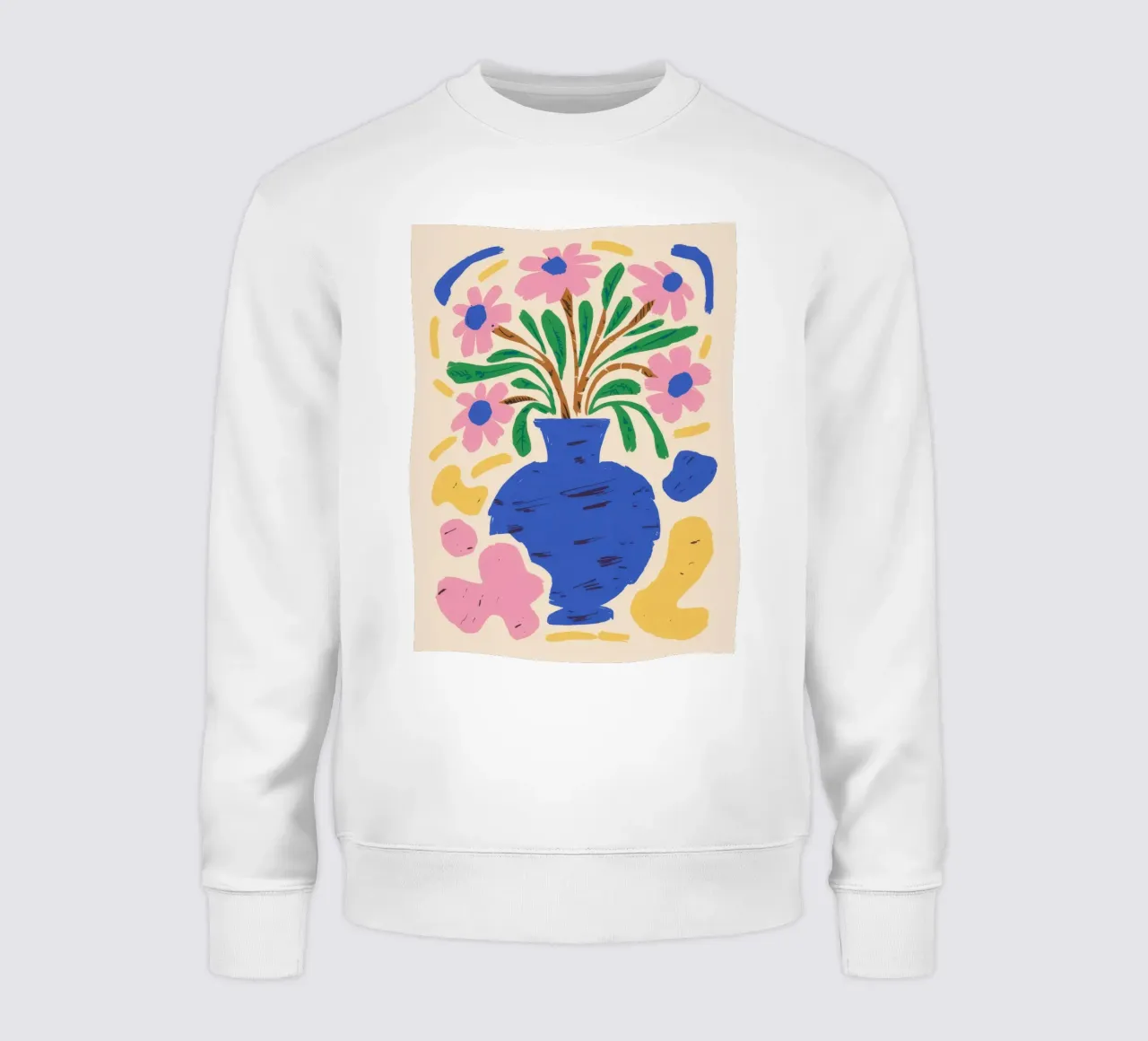 Abstract Bloom Form sweatshirt by Terra Tone