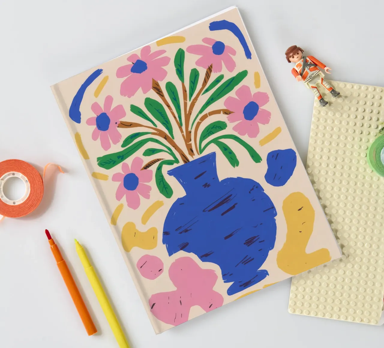 Abstract Bloom Form notebook by Terra Tone