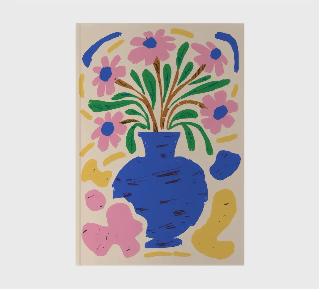 Abstract Bloom Form notebook by Terra Tone