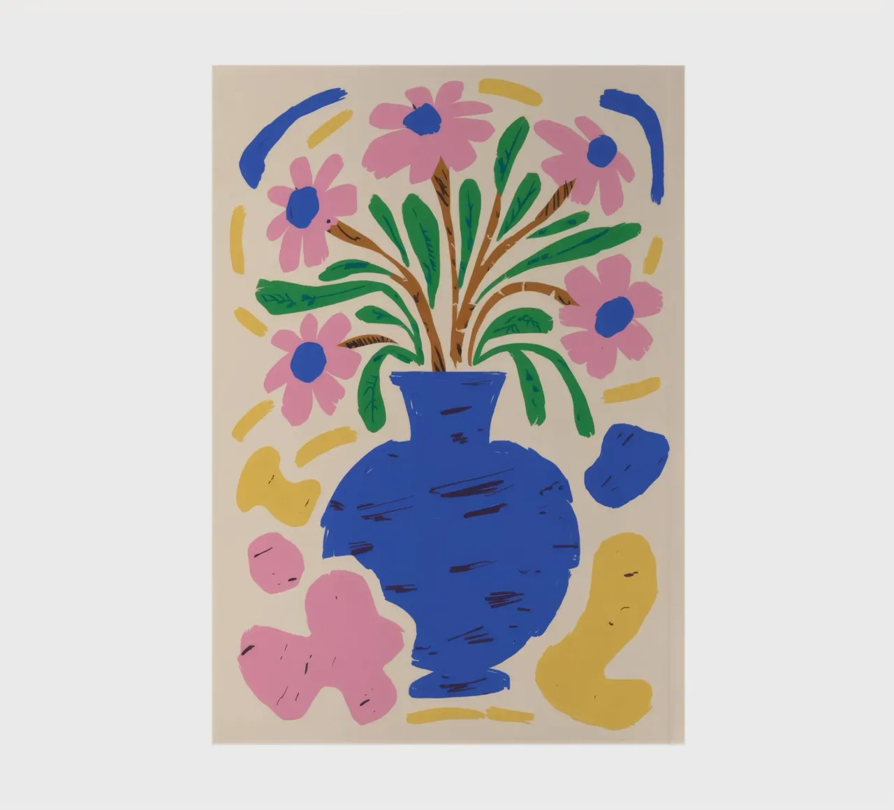 Abstract Bloom Form notebook by Terra Tone