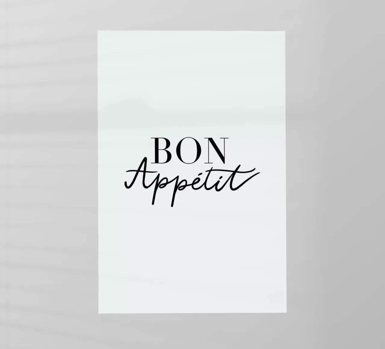 Bon Appetit pellicola backlit da Studio One