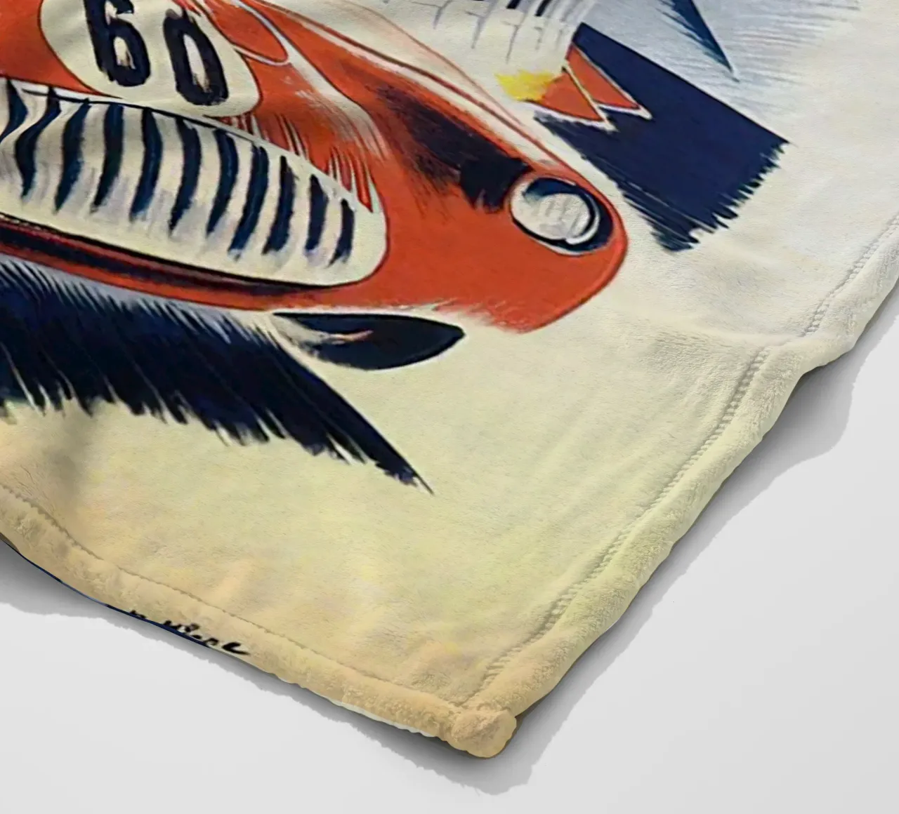 1952 Monaco Grand Prix Posters fleece blanket by hite Shop